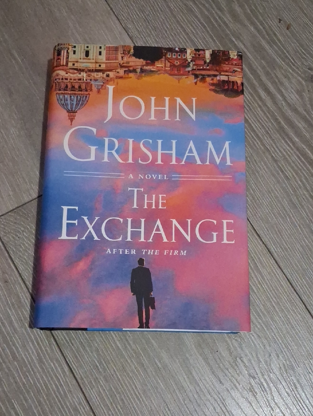 John Grisham "The Exchange" Hardcover Novel - Pink & Blue Cover